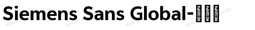 Siemens Sans Global字体转换